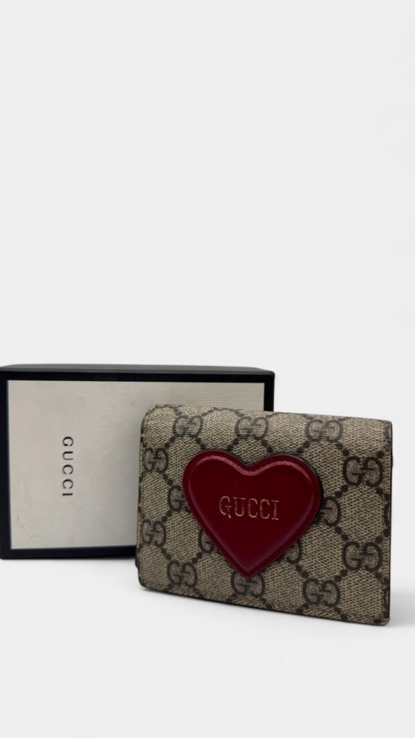 GUCCI - GG SUPREME HEART MOTIF WALLET - Image 2